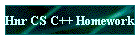 Hnr CS C++ Homework